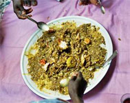 Senegalesisches Mittagsessen